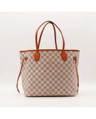 The Neverfull MM Louis Vuitton Damier Azur Beige- 39x32x19 cm - Guter Zustand