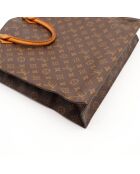 Die Louis Vuitton Flachtasche - 36x38x8 cm braun - Guter Zustand