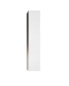 Sienna - Colonna a 1 anta da posizionare in laccato bianco lucido - Sistema Push Pull H 138 cm - 25x138x26 cm