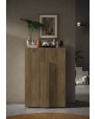 Jessie - Hoge opbergunit 2 deuren kwikeik - 4 planken - 78x116x37 cm