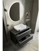 Espejo STONE con sistema LED retroiluminado L100 - 67x100x2 cm