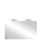 Espejo con 2 lámparas para instalación frontal de espejo de baño LED - 120x75x3 cm