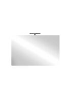 Espejo con 1 lámpara para instalación frontal de espejo de baño LED, 100 x 75 x 3 cm