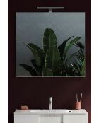 Spiegel met 1 lamp voor montage aan de voorkant van de LED-badkamerspiegel - 80x75x3 cm