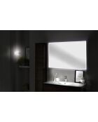 Espejo CUADRADO con sistema LED retroiluminado L90 - 90x2x60 cm