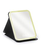 Make-upspiegel met opvouwbare hoes, koud, normaal en warm LED-licht. 5 intensiteitsniveaus.