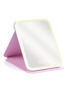 Make-upspiegel met opvouwbare hoes, koud, normaal en warm LED-licht. 5 intensiteitsniveaus.