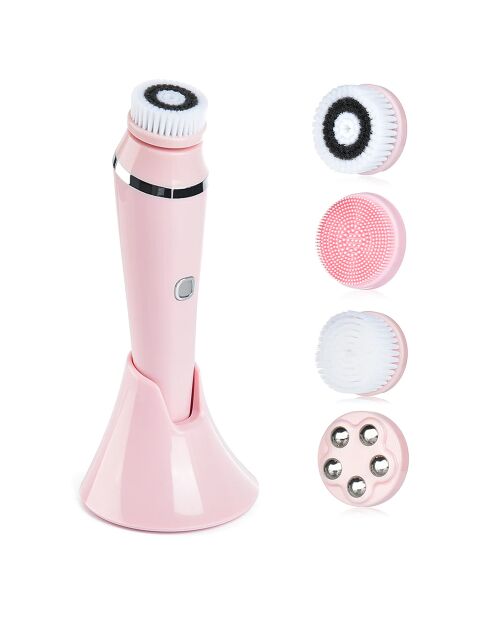 Outil de beauté 4 en 1. Brosse nettoyante visage avancée.