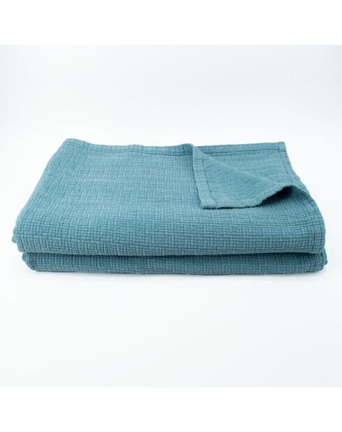 Bedsprei EU-mix katoen Matera Eau De Bleu