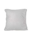 Taie d'oreiller Duo argentée