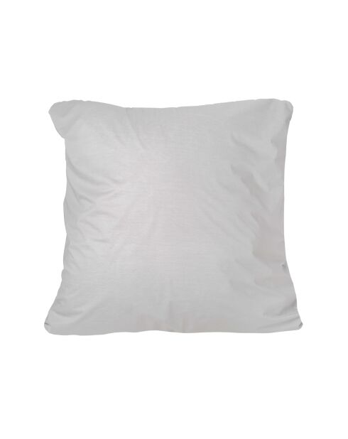 Taie d'oreiller Duo argentée