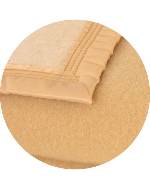 Coperta tessuta Aubisque Corn Champagne - 180x240 cm