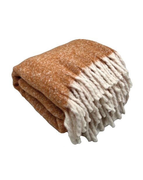 Plaid Cocooning Hygge Caramel