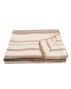 Manta tejida en caramelo natural Bayonne