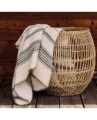 Gewebte Decke Bayonne aus Naturtanne