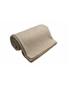 Baumwolldecke Aries Ecru Heather - 125x180 cm