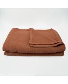 Matera terracotta bedsprei van katoenmix van EU-mix