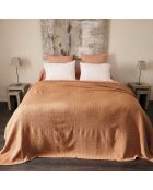 Matera terracotta bedsprei van katoenmix van EU-mix
