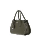 Borsa Lord in pelle martellata verde Laurel - 26x16x10 cm