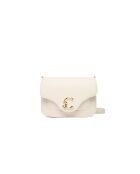 C-Me schoudertas in parelmoer generfd leer - 21x17x6 cm