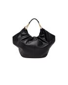 Smash Handtasche aus schwarzem Glattleder - 26,5x35x14 cm