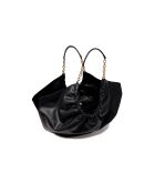 Smash Handtasche aus schwarzem Glattleder - 26,5x35x14 cm