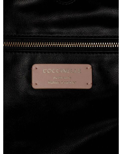 Smash Handtasche aus schwarzem Glattleder - 26,5x35x14 cm