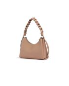 Bohème Grana dubbele schoudertas van generfd leer met dubbele huid - 30x15,5x10 cm