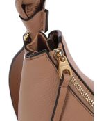 Bohème Grana dubbele schoudertas van generfd leer met dubbele huid - 30x15,5x10 cm