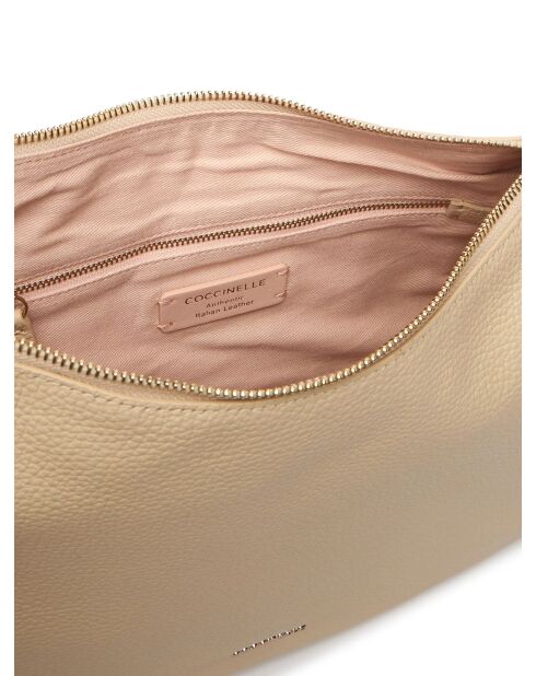 Nory schoudertas in generfd leer zonder schelp - 35x25x9 cm