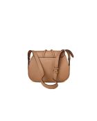 Carmy Schultertasche aus glattem Nudeleder - 28x21x6 cm