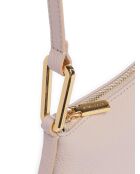 Magie Mini schoudertas in beige generfd leer - 24x16 cm