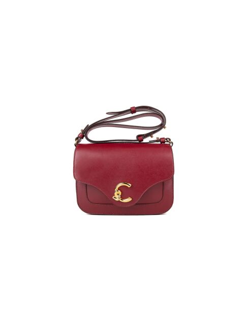 Ribes C-Me Schultertasche aus glattem Kalbsleder - 21x17x6 cm