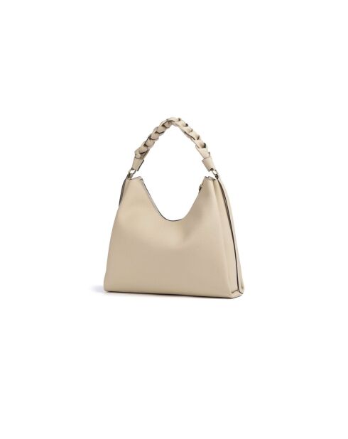 Bohemian Grana Doppelte Schultertasche aus genarbtem Leder mit doppelter Sandschale - 34x23x11 cm