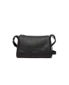 Bishop Mini schoudertas in zwart generfd leer - 22x18x11 cm