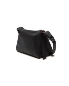 Bishop Mini schoudertas in zwart generfd leer - 22x18x11 cm