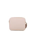 Tebe Mini schoudertas in nude-generfd leer - 21,5x17x6 cm