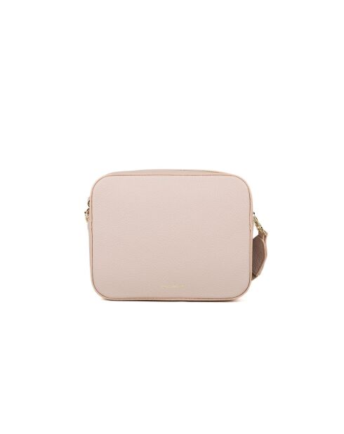 Tebe Mini schoudertas in nude-generfd leer - 21,5x17x6 cm