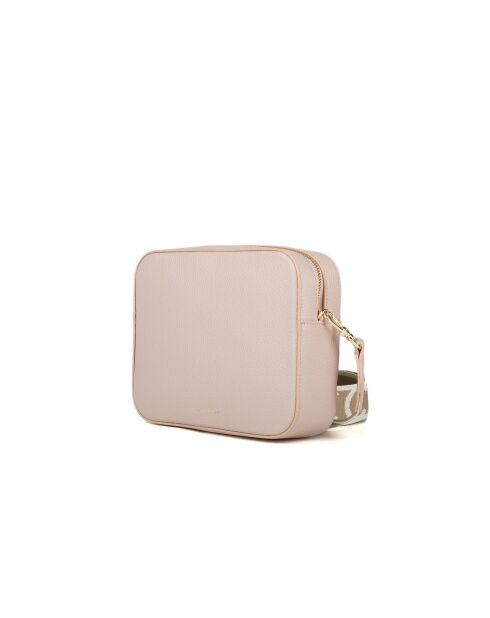 Tebe Mini schoudertas in nude-generfd leer - 21,5x17x6 cm
