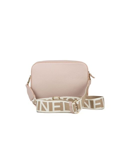 Tebe Mini schoudertas in nude-generfd leer - 21,5x17x6 cm