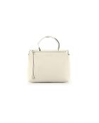 Arlettis Handtasche aus perlengenarbtem Leder - 24x19x14 cm