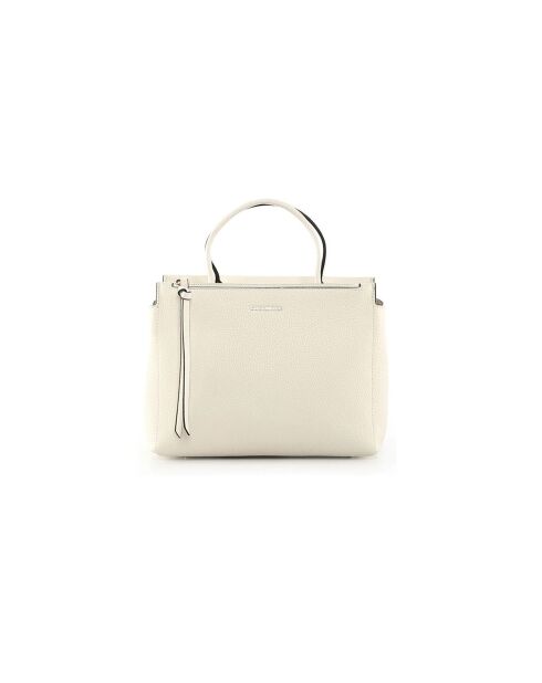 Arlettis Handtasche aus perlengenarbtem Leder - 24x19x14 cm