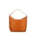 Oliver schoudertas in bruin generfd leer - 30x27x17 cm