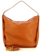 Oliver schoudertas in bruin generfd leer - 30x27x17 cm