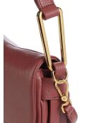 Magie zachte schoudertas in brandy generfd leer - 22x14x4 cm