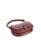 Magie zachte schoudertas in brandy generfd leer - 22x14x4 cm