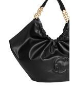 Black Smash Lederhandtasche - 21x27x12 cm