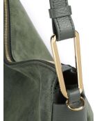 Alga suède schoudertas - 36x24x10,5 cm