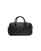 Beat Weiche Handtasche aus schwarzem genarbtem Leder - 26x14x8 cm