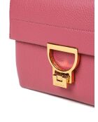 Arlettis Handtasche aus genarbtem Palisanderleder - 21,5x15x2 cm